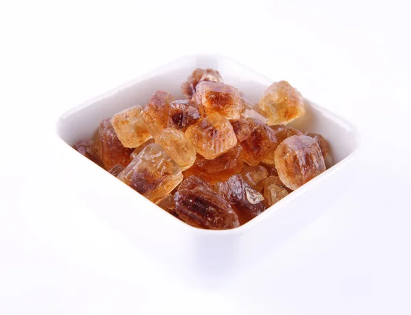 Caramelle di roccia marrone — Foto Stock