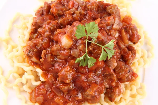 Düdük bolognese sos ile