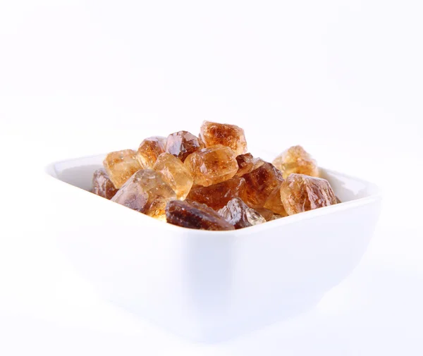 Brown rock candy — Stock Photo, Image