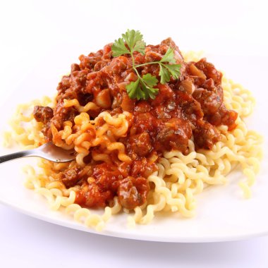 Fusilli bolognese