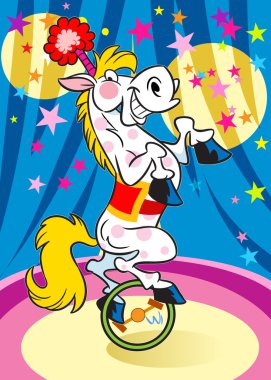 Circus horse clipart