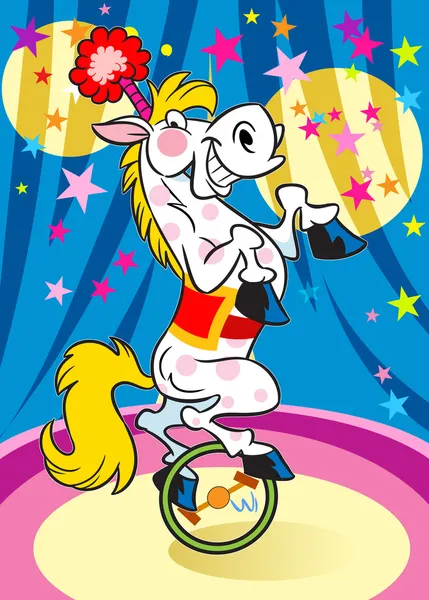 stock vector Circus horse