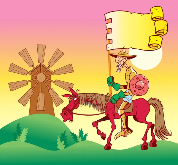 Don Quichotte — Image vectorielle