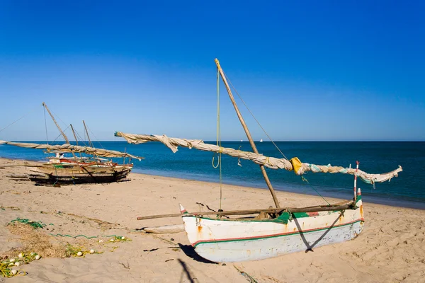 Canoas outrigger — Fotografia de Stock