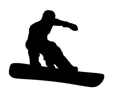 Snowboarder clipart