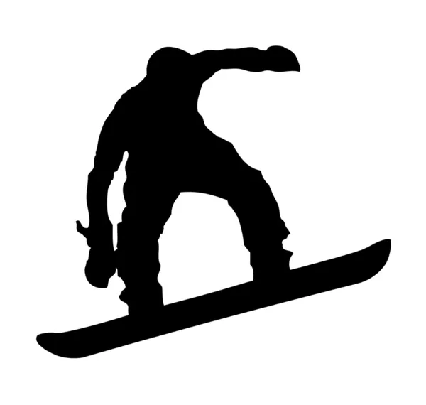 Snowboardzista 4 — Wektor stockowy