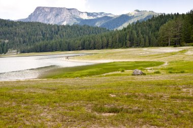 View on Crno lake - Durmitor clipart