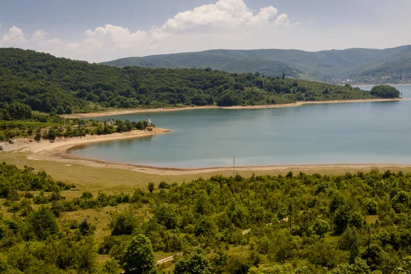 Ohridsko 湖-马其顿 — 图库照片