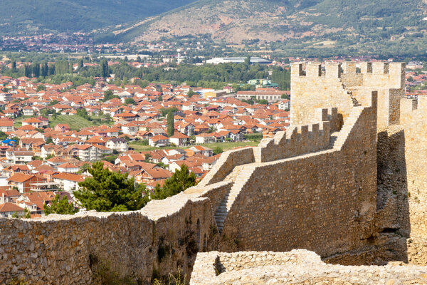 View on Ohrid from old fort.