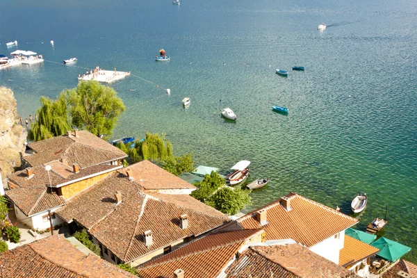 Küste des Ohridsko-Sees — Stockfoto