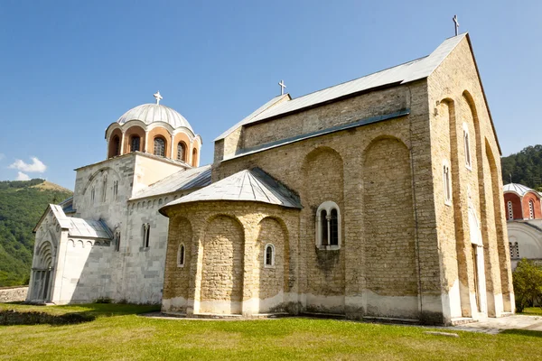 Studenica klášter - Srbsko, Balkán. — Stock fotografie