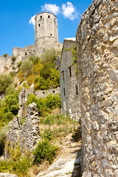 Pocitelj'i, eski Hisar/kale — Stok fotoğraf