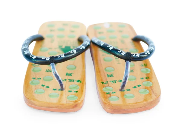 Deux sandales d'été de massage chinois Images De Stock Libres De Droits