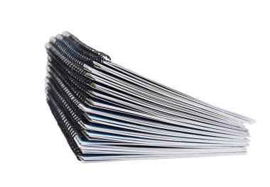 Stack of papers with the binding clipart