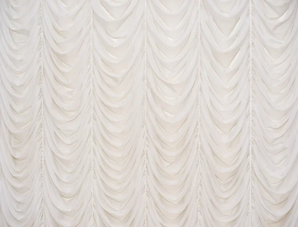 Hermosa cortina beige con las olas —  Fotos de Stock