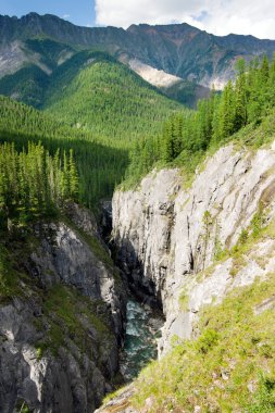 Sumak river - sayan mountains - buryatia russia clipart