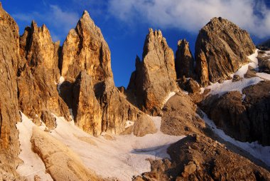 Passo delle farangole - pale di san martino - dolomiti - İtalya