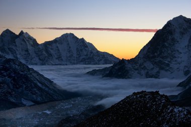 Khumbu Vadisi - mt everest Merkez kampına