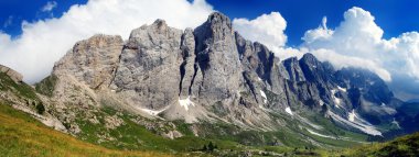 Mont mulaz in pale di san martino - dolomiti italy clipart