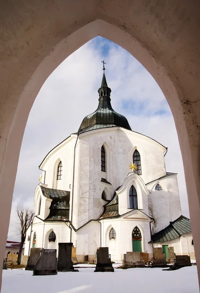 Wallfahrtskirche zelena hora - grüner Hügel - Denkmal UNESCO — Stockfoto