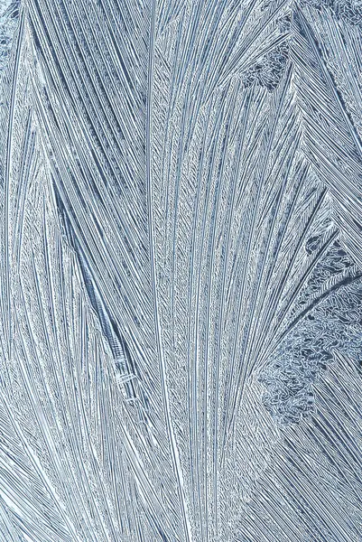 stock image Ice accretion on window