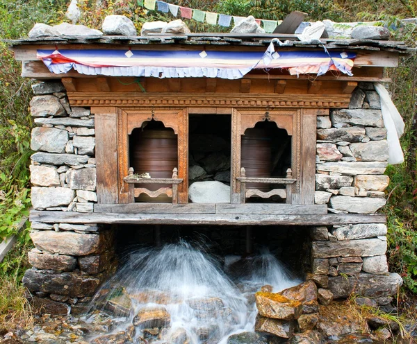 stock image Water prayer wheel