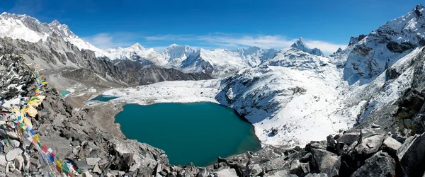 stock image View from kongma la pass - sagarmatha national park - Nepal