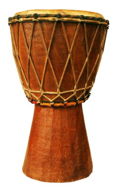 Traditional djembe clipart