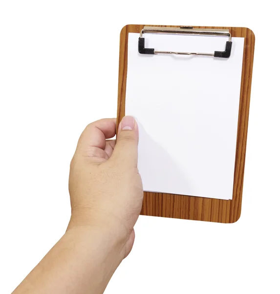 Beyaz izole boş bir not defteri — Stok fotoğraf