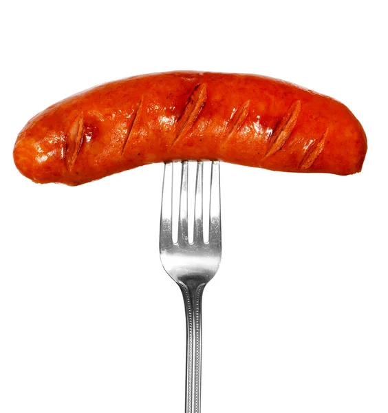 Жареная колбаса — стоковое фото