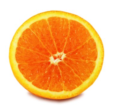 turuncu bir görünüm taze dilimlenmiş