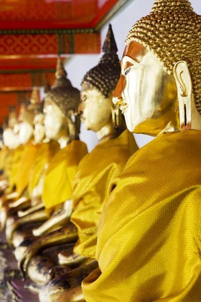 Εικόνα του Βούδα στο wat pho, Μπανγκόκ, Ταϊλάνδη — Φωτογραφία Αρχείου