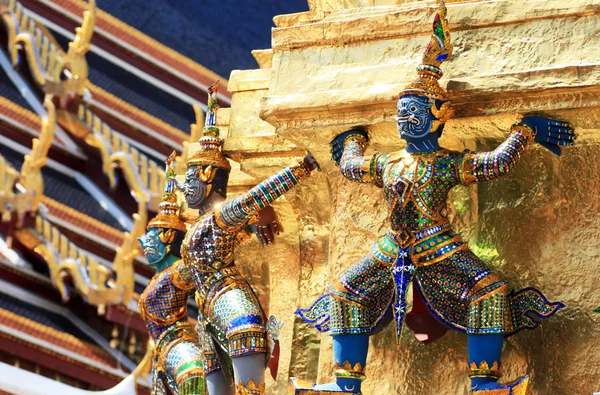 Ramayana şekil wat prakaew Tapınağı, Tayland — Stok fotoğraf