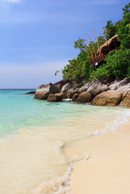 Thailand beach coast of Andaman turquoise sea