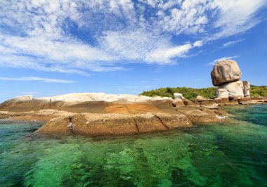 Thailand beach coast of Andaman turquoise sea