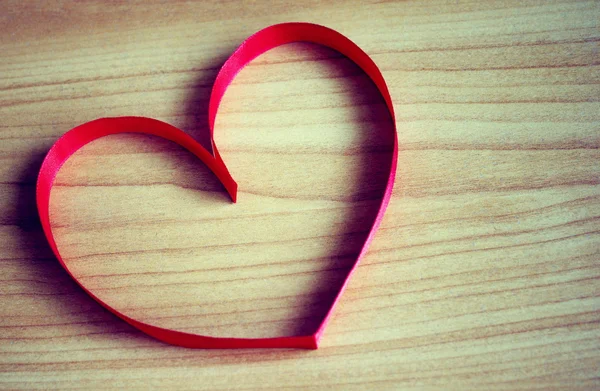 Dia dos Namorados coração cartão de saudação — Fotografia de Stock