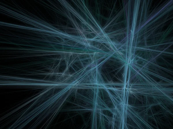 Αφηρημένη fractal μπλε και μαύρο φόντο — Φωτογραφία Αρχείου