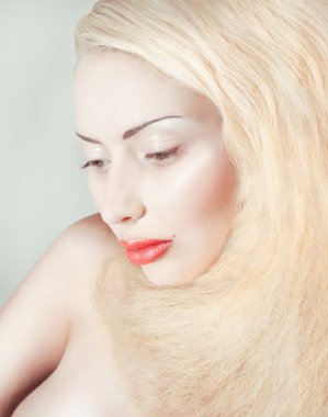 sarışın sexy kız Studio Güzellik Portresi