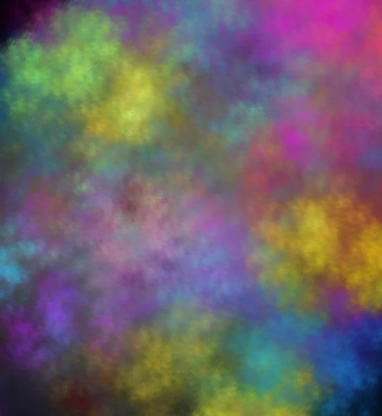 Kleurrijke lichte plek fractal achtergrond — Stockfoto