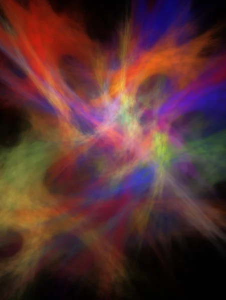 Abstracte kleur achtergrondkleur fractal ornament — Stockfoto