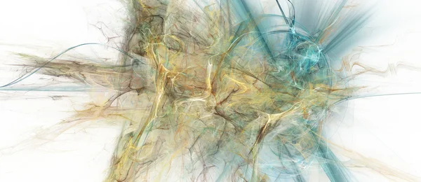 Elegant cyan fractal background — Stock Photo, Image
