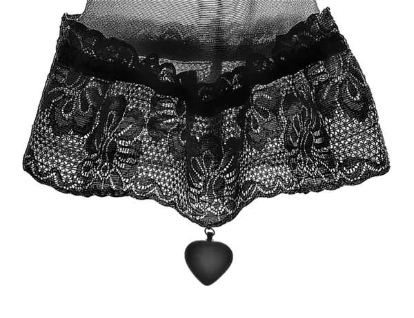Female black panties — Stock Photo, Image