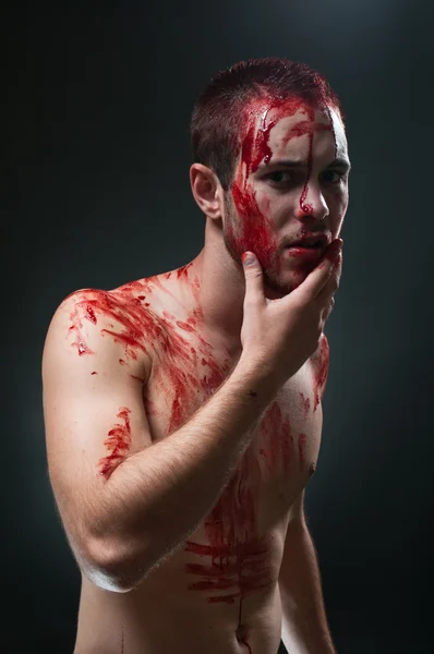 Stock image Gory man.Studio portrait