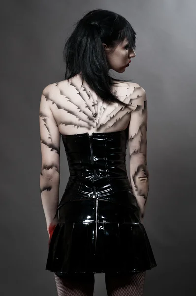 Junges Gothic Girl — Stockfoto