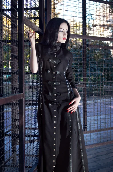 아름 다운 고딕 여자의 초상화 — 스톡 사진