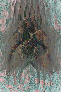 Grunge fractal texture clipart