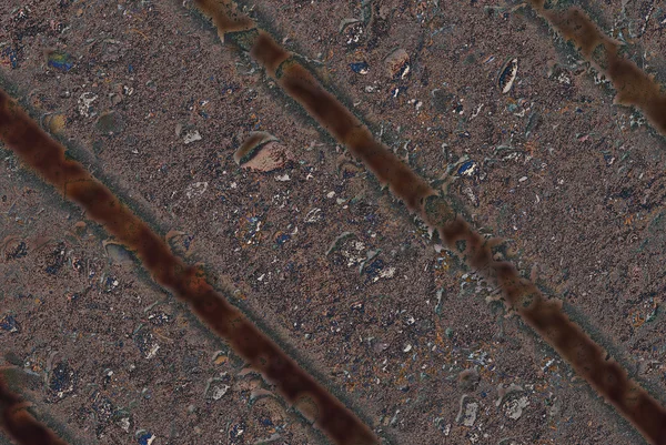 Kamień pasiasty brązowy granica tekstura tło — Zdjęcie stockowe