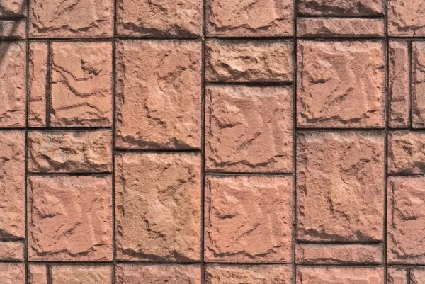 Textura decorativa de pared de baldosas marrón claro —  Fotos de Stock