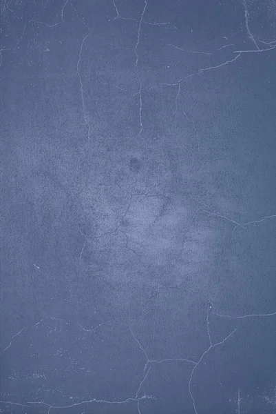 蓝色开裂的墙纹理 — 图库照片