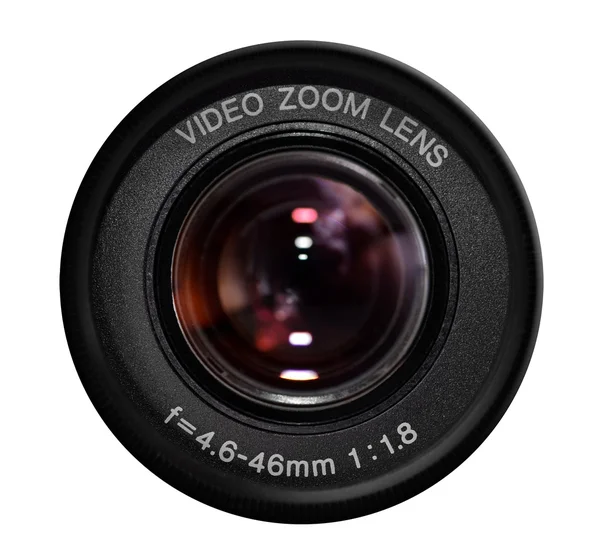 Obiettivo della videocamera — Foto Stock